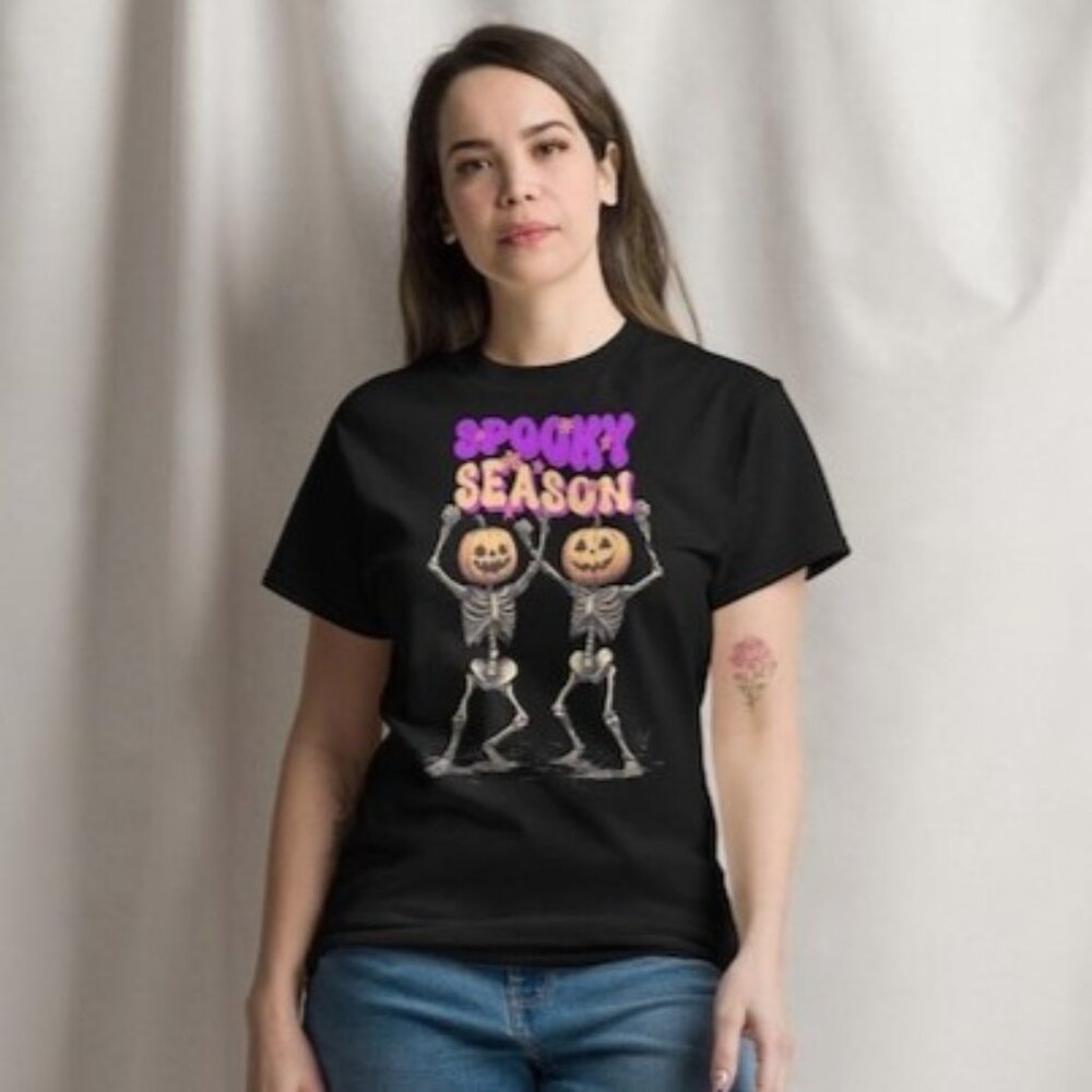 Spooky Season Dancing Skeleton T-Shirt